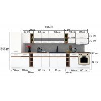 Bucatarie MARINA NEW 390 B Stejar Sonoma